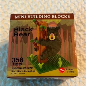 Black and Brown Building Blocks Set for Creative Play